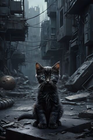 Spooky Kitten