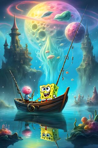 SpongeBob's Cosmic Adventure 🌌🚤