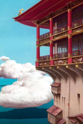 Dreamy Floating Architecture 🌥️🏯