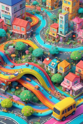 Strange Coloful World