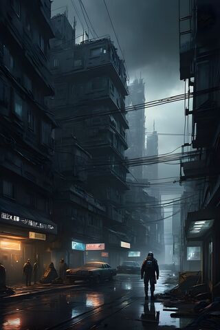 Urban Shadows 🌆🌧️