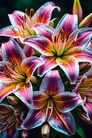Vibrant Lilies in Bloom 🌸✨