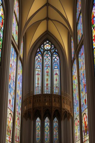 Stained Glass Cathedra