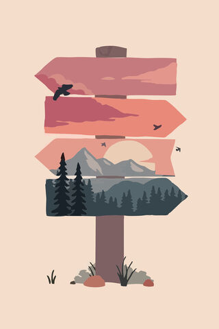 Nature's Direction 🌲🏞️