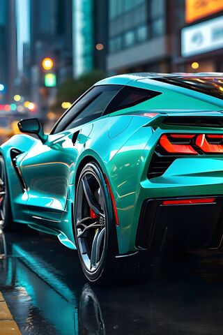 Sea Foam 2024 Corvette