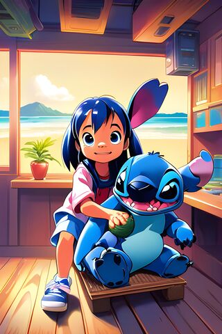 A Day with Stitch 🌊✨