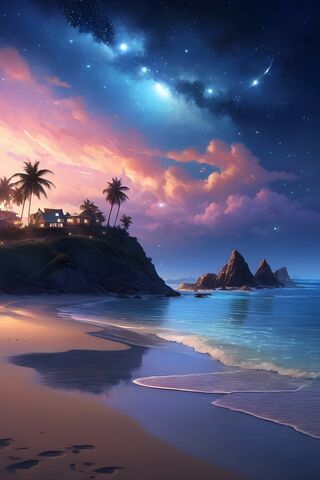 Dreamy Coastal Twilight 🌅✨