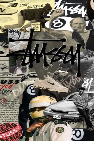 Urban Vibes: A Stussy Collage 🏙️✨