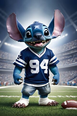 Stitch Loves Dallas Cowboys