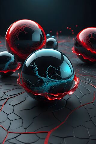 Spheres, Abstract Liquid