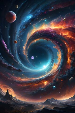 Swirling Cosmic Universe