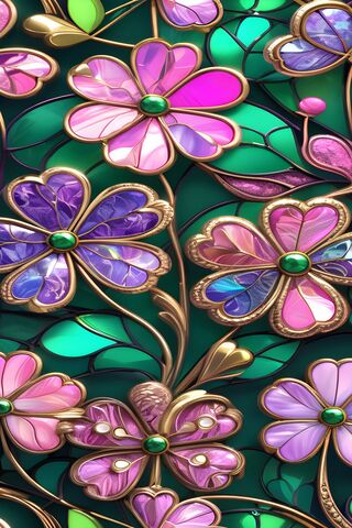Vibrant Floral Mosaic 🌸✨