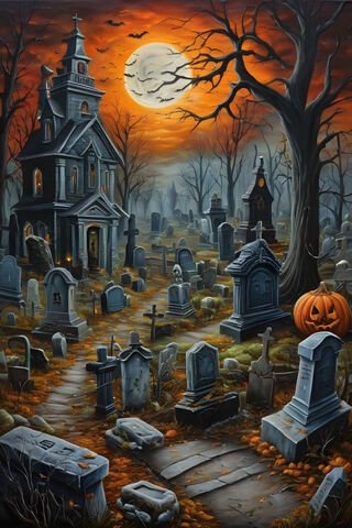 Spooky Graveyard at Dus..