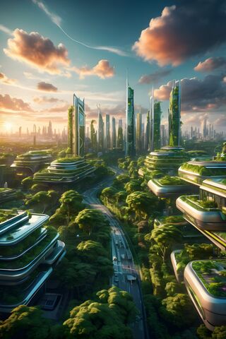 Sustainable Futuristic City