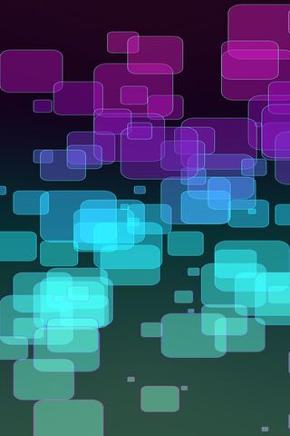 Scattered Squares Teal ..