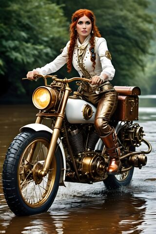 Steampunk Isabella's Moto Characters