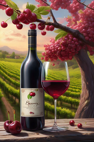 A Toast to Nature 🍷🍒