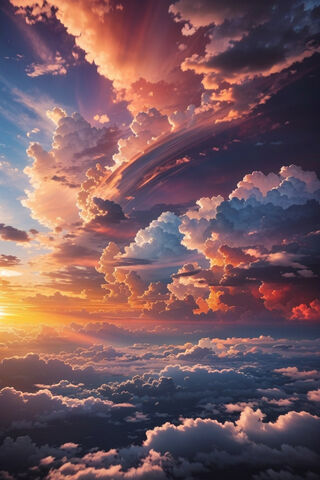 Sundown Serenity: A Sky..