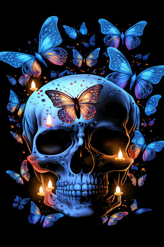 Enchanted Skulls and Butterflies 🦋💀
