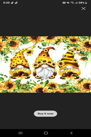 Cheerful Sunflower Gnomes