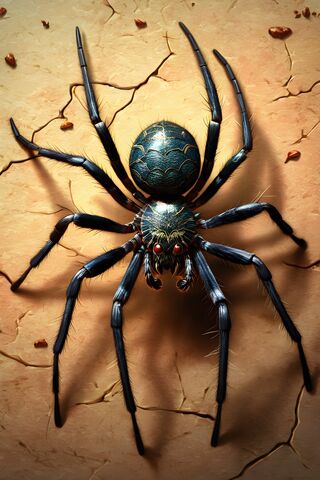 Majestic Spider on Crac..