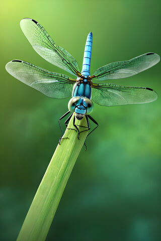 Nature's Jewel: The Dragonfly's Domain 🌿✨
