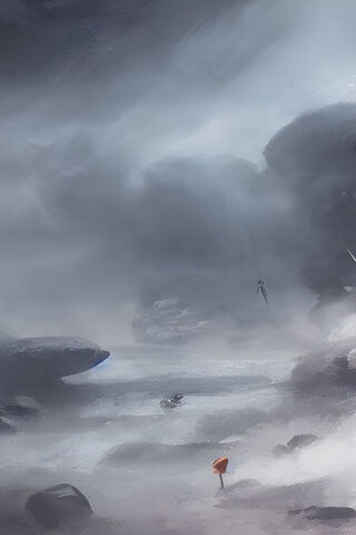 Mysterious Misty Landsc..
