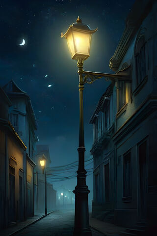 Enchanted Night Street 🌙✨