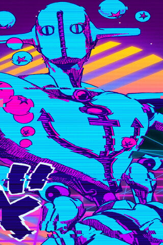 Neon Robot Adventure 🤖✨