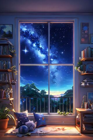 Dreamy Nightscape: A Wi..