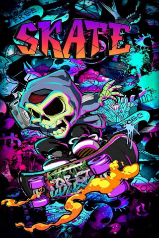 Radical Skate Vibes 🛹💀