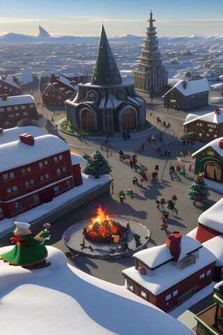 Magical Winter Village ..