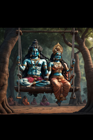 Divine Love on a Swing ..