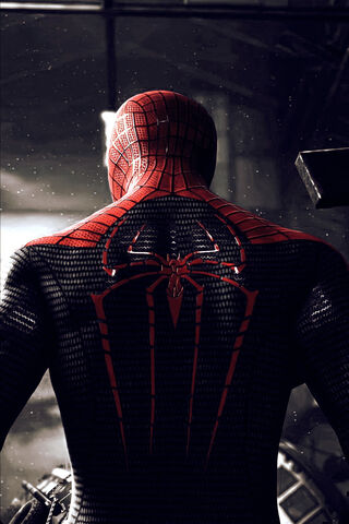 The Web-Slinger Awaits ..