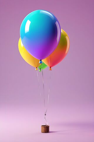 Simple Balloon With Color Gradation