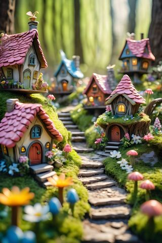 Enchanted Fairy Village 🌼🏡