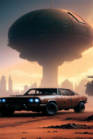 Futuristic Desert Encou..