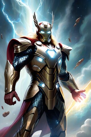 Thor X Iron Man Nbackgr..