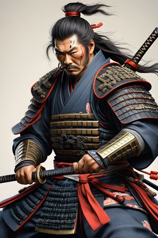 Fierce Samurai Warrior 🗡️