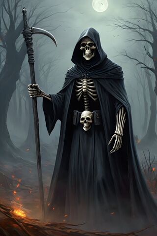The Mysterious Reaper 🌕💀