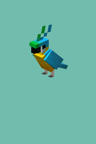 Colorful Pixel Parrot 🦜✨
