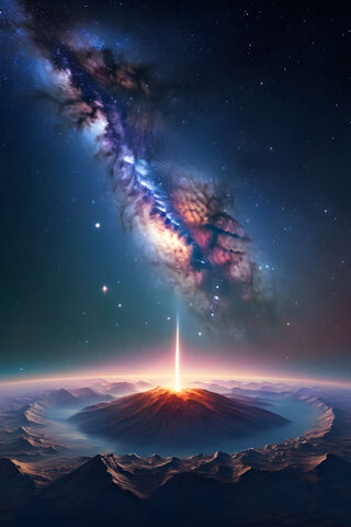 The Milky Way Galaxy Outer Space