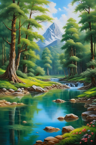 Tranquil Mountain Strea..