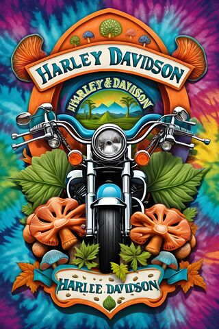 Trippy Harley Davidson