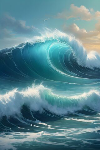 Majestic Ocean Wave 🌊✨