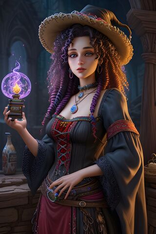 Enchanting Sorceress 🌌✨