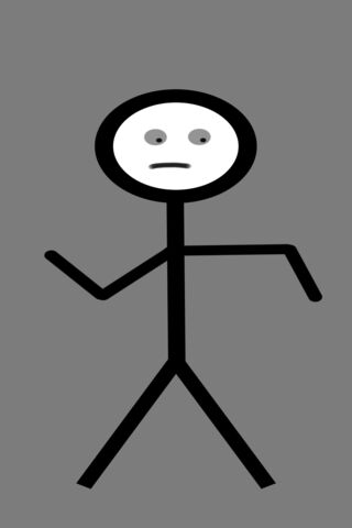 Quirky Stick Figure in Motion! 🕺