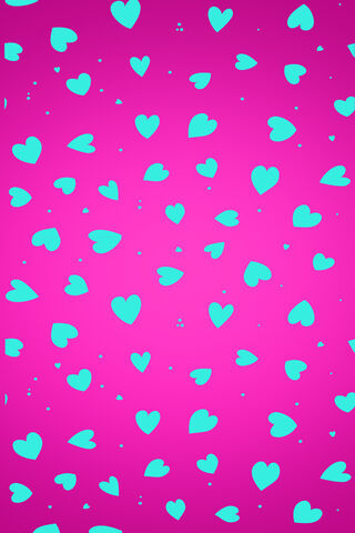 Love in Teal: A Playful Heart Dance 💖💙