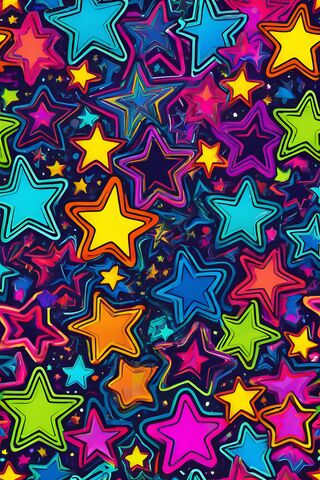 Colorful Starry Backgro..