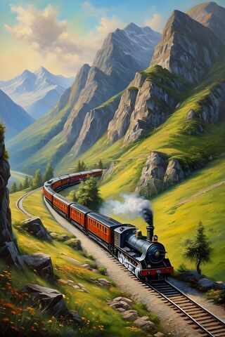 Train Mountain Pass